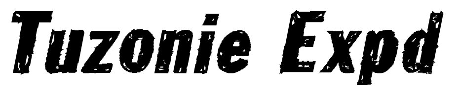Tuzonie Expd Italic Font Download Free